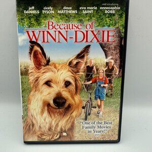 Because Of Winn Dixie 2005 DVD Family PG Jeff Daniels Walden Media Widescreen